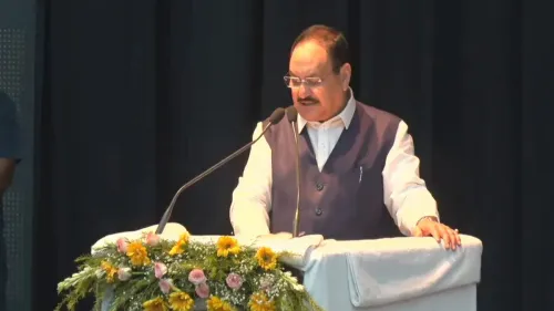 Nadda marks Samvidhan Hatya Diwas, cites RSS ban in 1975 Emergency