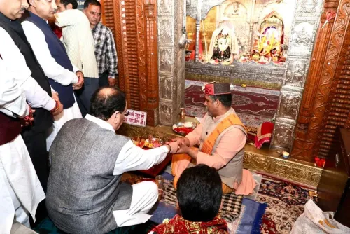 Nadda Offers Prayers at Tara Devi Temple to Mark 12 Years of Modi Govt