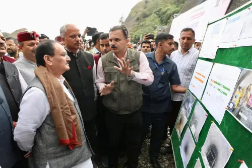 Nadda Reviews 4-Lane NH-5 Shimla Bypass Work in Himachal