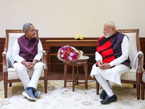 Nagaland Governor Nand Kishore Yadav Engages with PM Modi to Foster State Development