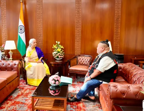 Nagaland Minister Temjen Imna Along Calls on FM Sitharaman