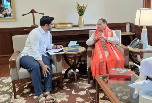क्या आंध्र प्रदेश में यूरिया की कमी को लेकर मंत्री नारा लोकेश ने जेपी नड्डा से मुलाकात की?