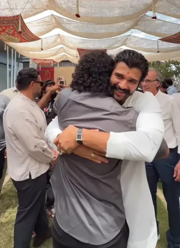 Nani Joins Vijay Deverakonda at Pooja Ceremony for Upcoming Film