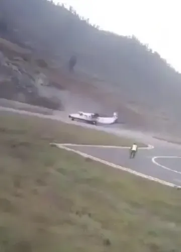 Sita Air plane loses rear tyre on landing at Nepal's Juphal Airport, all 16 safe