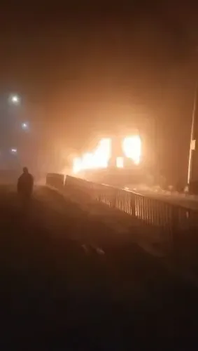How Did a Sleeper Bus Catch Fire After a Collision in Bikaner?