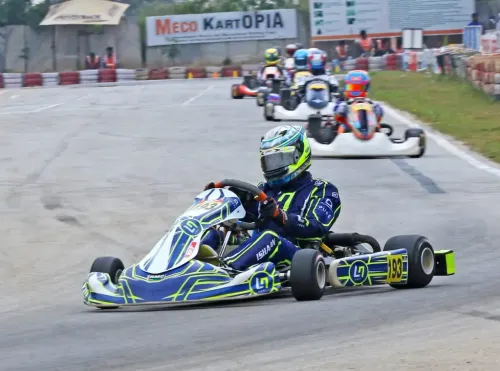 Did Ishaan Madesh Dominate the Senior Max Category in National Karting Championship?