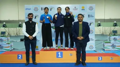 How did Ameerah Arshad secure victory in the 10m Air Rifle Women final? Zuhair Khan claims men’s trap gold