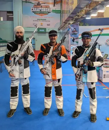Did Tilottama Sen Dominate the 10m Air Rifle Women Trial 1?