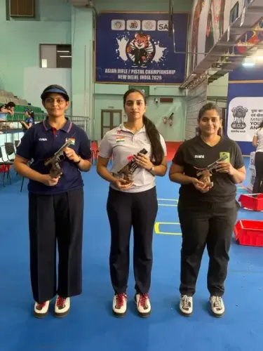 Arshdeep Kaur Triumphs in Women's 25m Pistol Final at National Shooting Trials