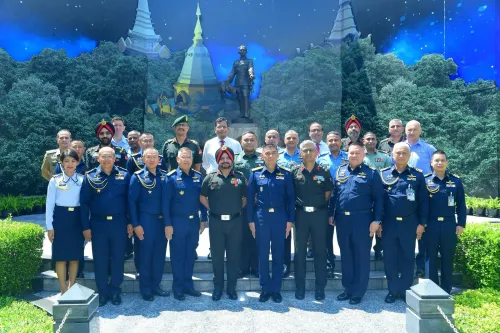 NDC India delegation visits Royal Thai Air Force HQ to deepen defence ties