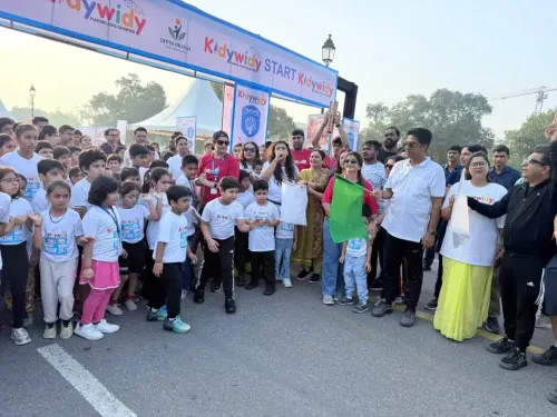 Did NDMC VC Kuljeet Chahal Kick Off Kids’ Marathon on Kartavya Path?