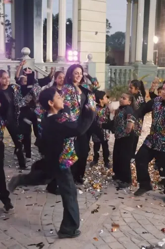 Neeru Bajwa Celebrates Young Talent in ‘Jawaak’ BTS Clip