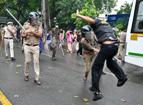 NEET protest: Opposition likens Delhi Police action to Jallianwala Bagh, Hitler