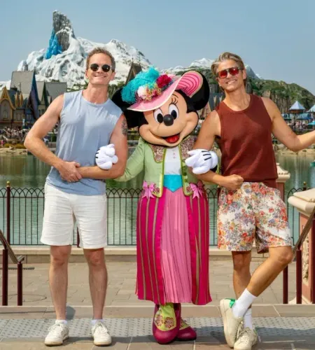 Neil Patrick Harris turns Disneyland Paris into a family first for husband David Burtka