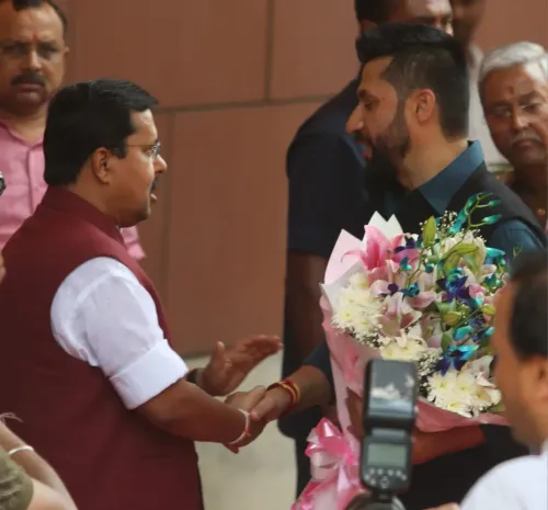 RSP chief Rabi Lamichhane meets BJP president Nitin Nabin in New Delhi