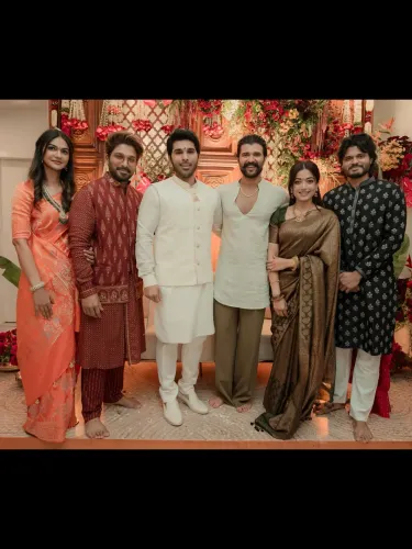 Celebrating Love: Vijay Deverakonda and Rashmika Mandanna Join Allu Sirish’s Pelli Koduku Ceremony