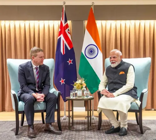 PM मोदी ने ऑकलैंड में क्रिस हिपकिंस से की मुलाकात, व्यापार-तकनीक और पीपुल-टू-पीपुल संबंधों पर चर्चा