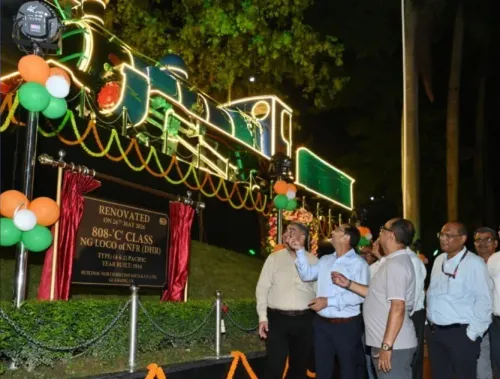 NFR restores 1914 DHR steam locomotive No. 808 at Maligaon headquarters
