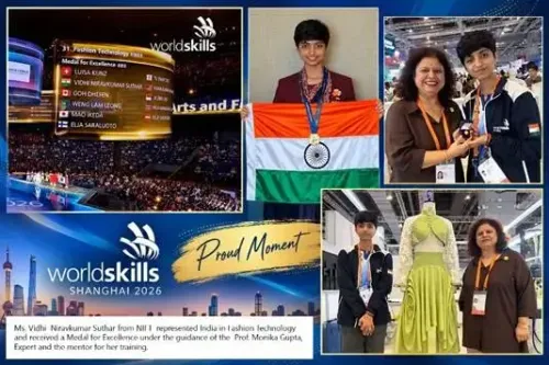 NIFT students win 2 Silver Medals at WorldSkills Shanghai 2026