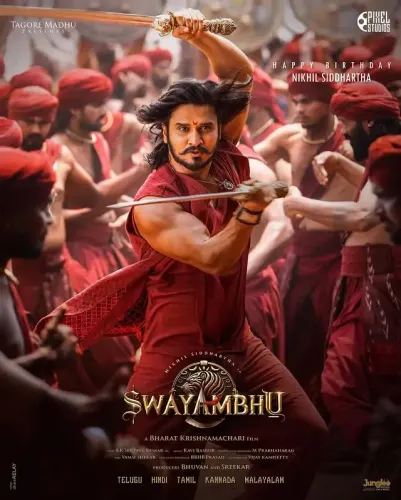 Is Nikhil Siddhartha's Telugu dubbing for Swayambhu progressing quickly?
