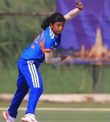 Niki Prasad's 5-50 and Vaishnavi's 9-wicket haul seal India A's 281-run win