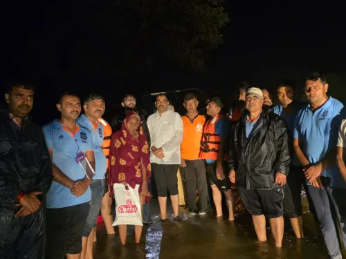 Gujarat floods 2025: BJP chief Nitin Nabin reviews crisis, party launches 24x7 helpline