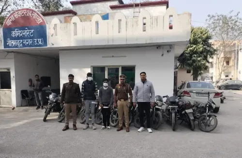 क्या नोएडा में वाहन चोर गिरोह का भंडाफोड़ हुआ?