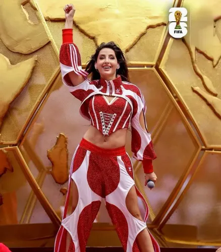 Nora Fatehi performs at FIFA World Cup 2026 opening ceremony in Toronto