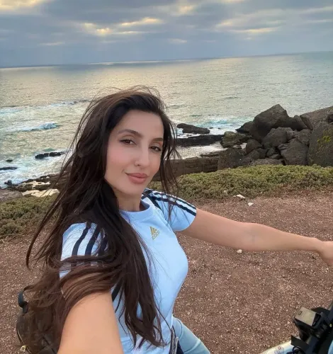 Nora Fatehi's holiday selfie era ahead of FIFA World Cup 2026 gig