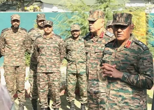 Northern Army Commander Lt Gen Pratik Sharma reviews South Kashmir security