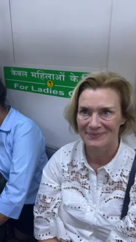 Norwegian Ambassador Experiences Delhi Metro, Calls It 'Exceptional and Efficient'