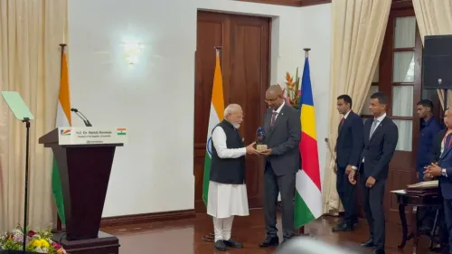 Modi gets Seychelles' 'Guardian of Blue Horizon' — first-ever recipient