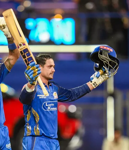 Finch Commends De Kock’s Tranquility Following Century vs PBKS