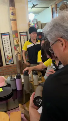 Nvidia CEO Jensen Huang Meets Brick Kiln Restaurant Crew