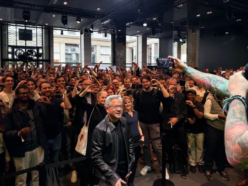 Nvidia's Jensen Huang Joins Paris Developer Event