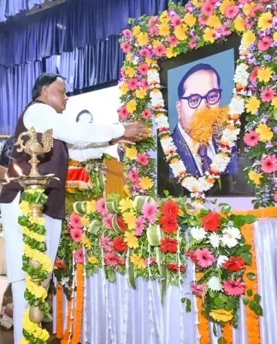 Odisha Chief Minister Majhi Honors B.R. Ambedkar, Plans Ambedkar Bhawan in Bhubaneswar