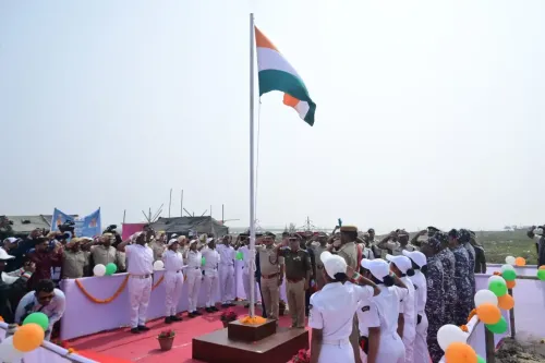 Did the Odisha DGP Hoist the Flag on an Uninhabited Island Near Dhamra Port?