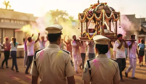 Odisha Police Heighten Security Measures for Holi Festivities