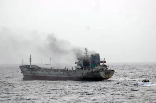 Oil tanker ELGAIA attacked off Oman's Musandam; 1 Indian seafarer missing