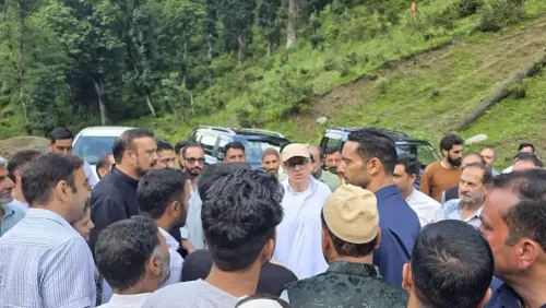 What measures did Omar Abdullah announce during his visit to Kishtwar's cloudburst site?