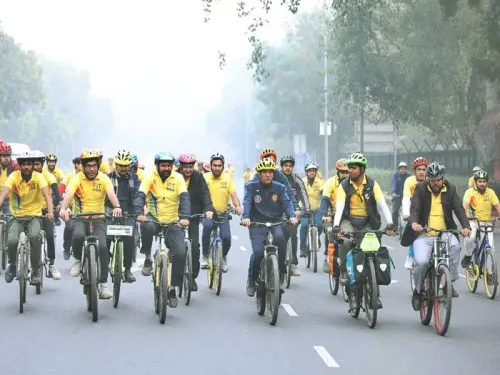 Sports Minister Mandaviya Champions Cycling to Combat Obesity on PM Modi's Initiative
