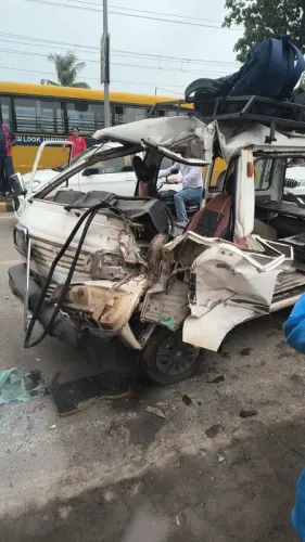Banswara school van crash kills 1 child, injures 6 in Rajasthan