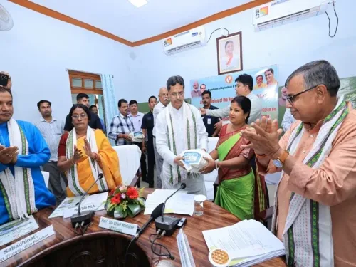Which Tripura district has been chosen for the PM Dhan Dhaanya Krishi Yojana?