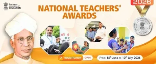 National Teachers Awards 2026: Apply online by July 10, awards on Sept 5