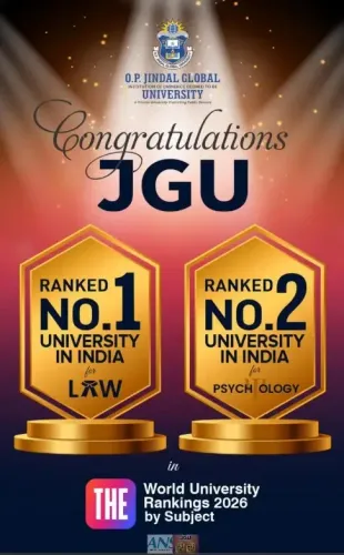 How Did OP Jindal Global University Achieve Its First Entry in Times Higher Education Subject Rankings 2026?