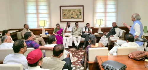 Opposition Leaders Assemble at Kharge's Office; Rahul Gandhi Absent for Campaign