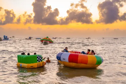 How has Shivrajpur beach attracted over 1.35 million visitors in two years?