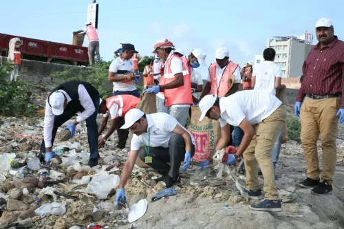 How Much Waste Was Cleared in Coastal Cleanup Drive Across 10 Beaches in Gujarat?