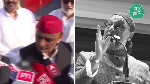 Owaisi Accuses Akhilesh of Speaking BJP-RSS Language