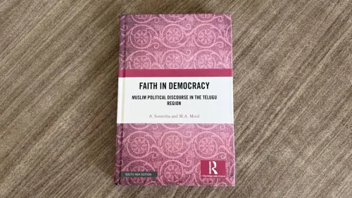Owaisi hosts book launch on Muslim politics in Telugu region